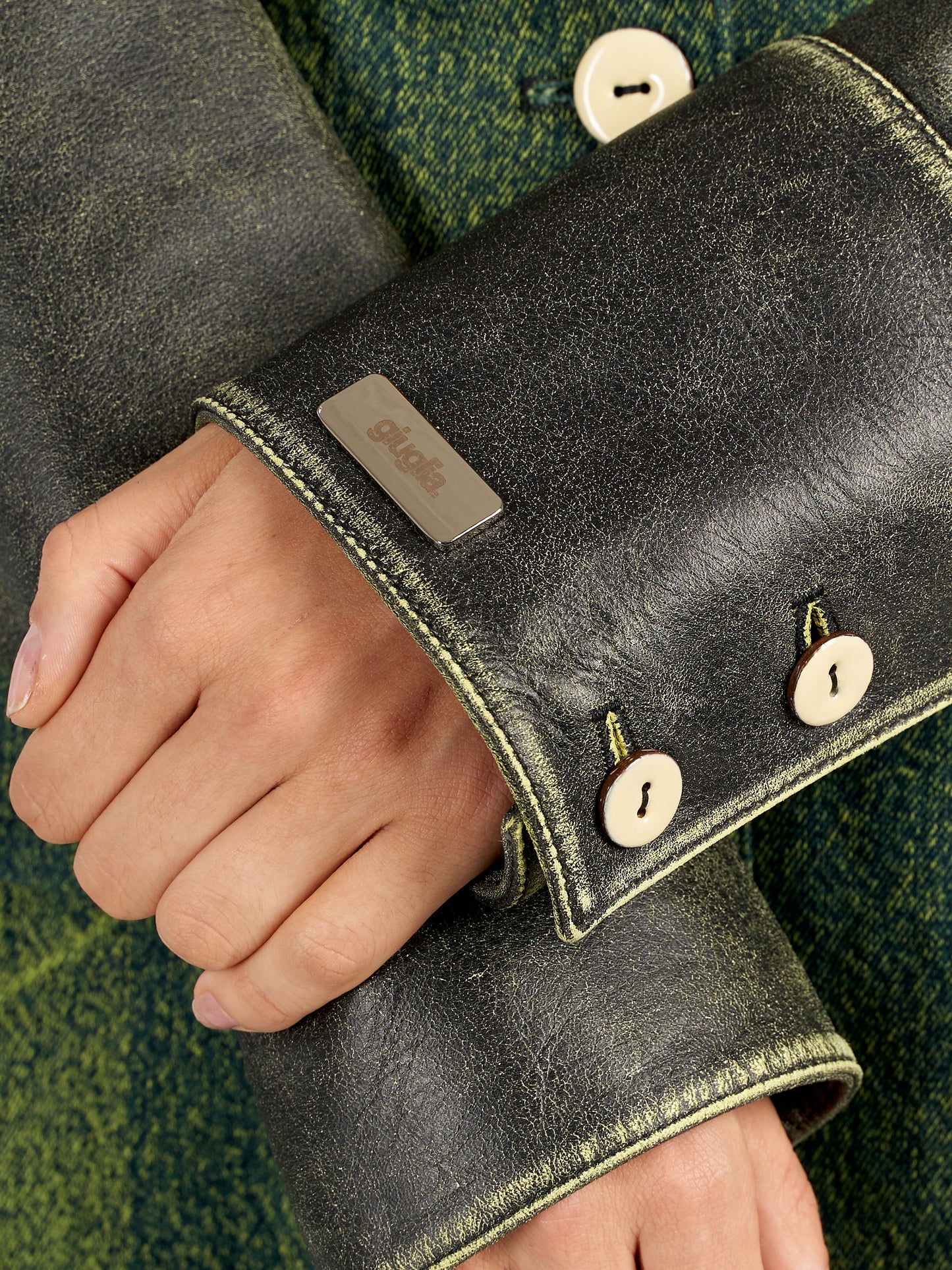 Leather Jump and Denim Jacket