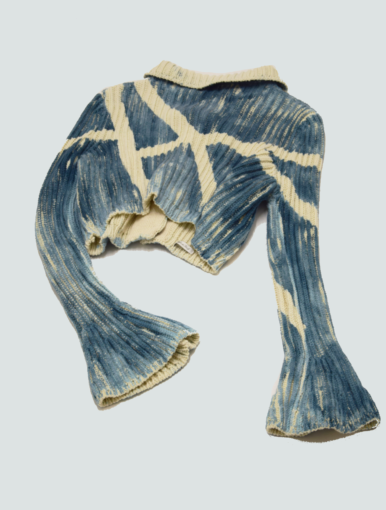 Blue Handpainted Cardigan