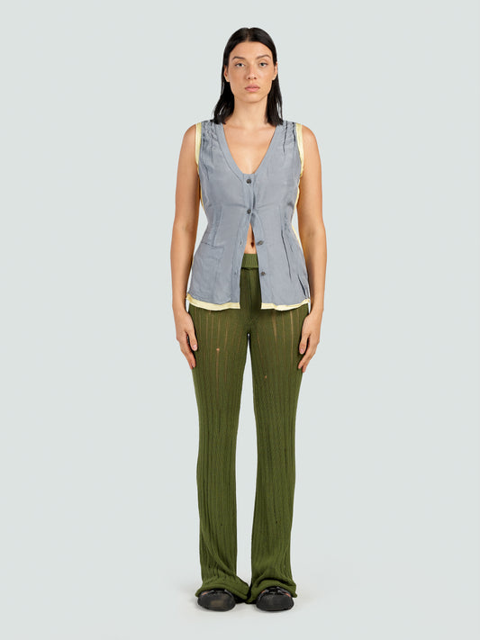 Forest Green Gramigna Trousers
